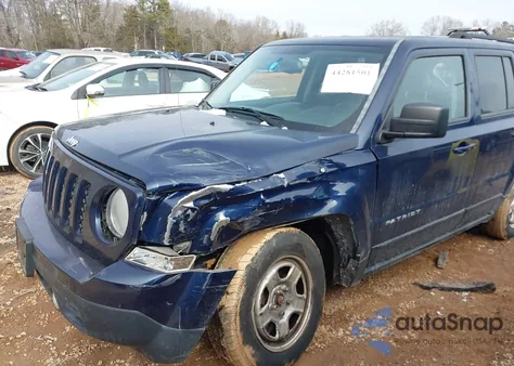 2016 Jeep Patriot Sport z USA, uszkodzony, nr VIN 1C4NJRBB6GD579729